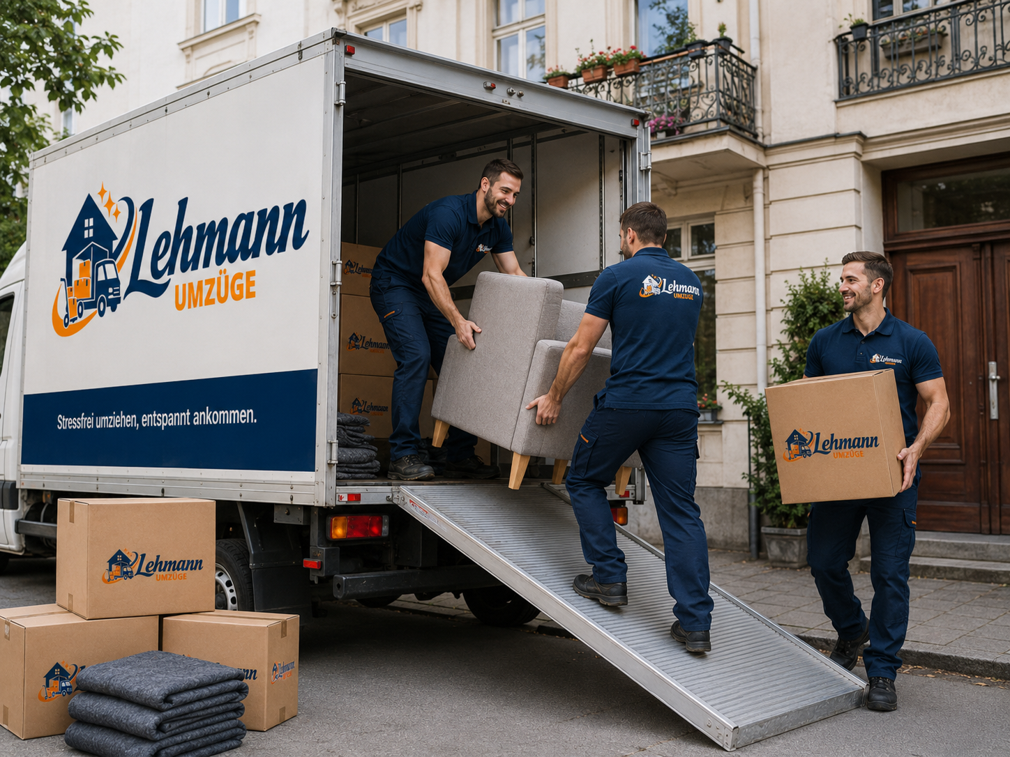Lehmann Umzüge bei einem professionellen Firmenumzug
