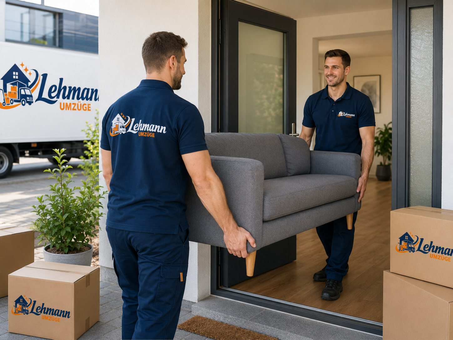 Lehmann Umzüge transportiert Möbel bei einem Unternehmensumzug